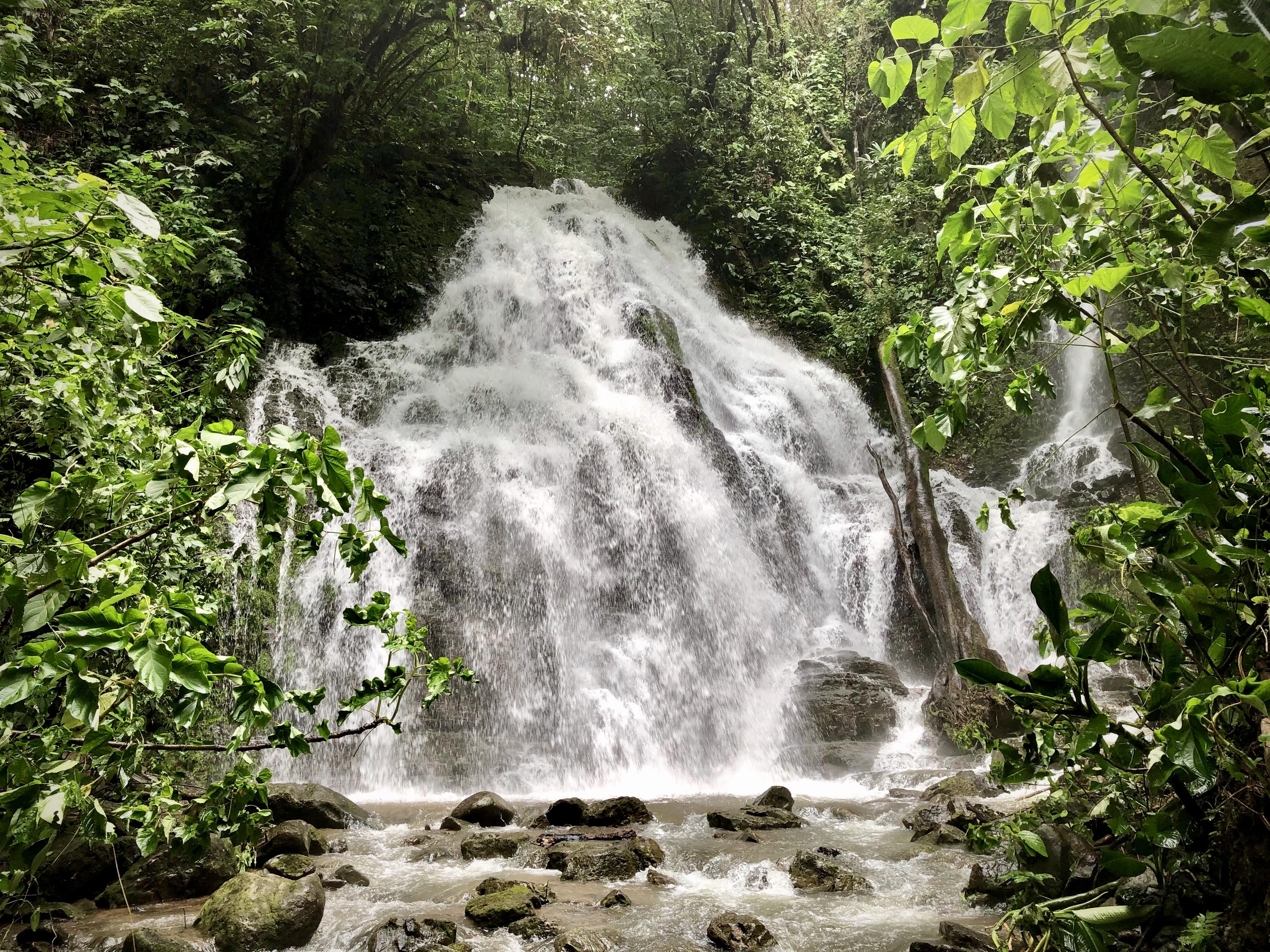 Toucan Valley waterfall in the green season